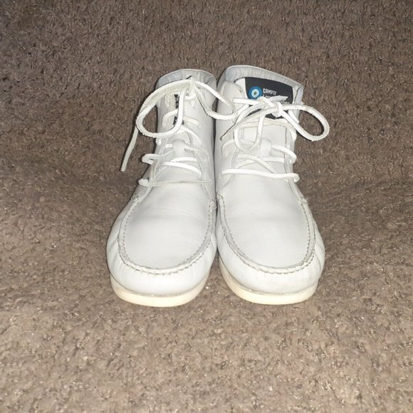 CAMPER X LOREAK MENDIAN-Moccasin Boot-Light Gray Leather-Sz 38-Near Mint-RARE-HT - Picture 3 of 8